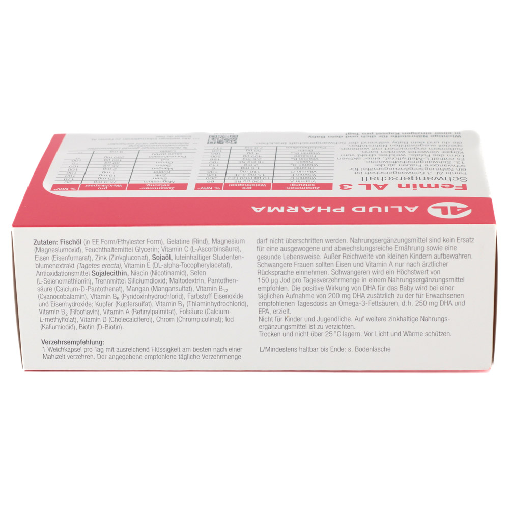 FEMIN AL 3 Schwangerschaft Weichkapseln