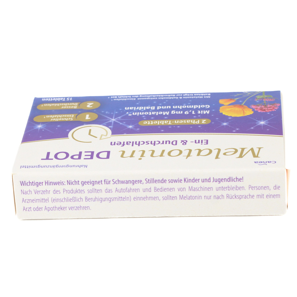 MELATONIN DEPOT Ein- & Durchschlaf-Tabletten