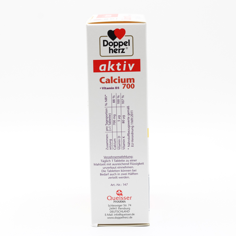 DOPPELHERZ Calcium 700+Vitamin D3 Tabletten