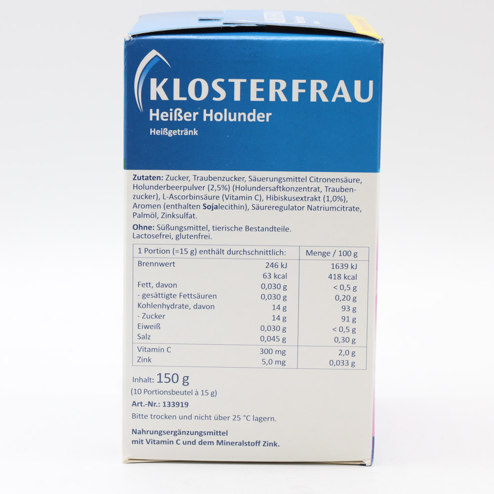 KLOSTERFRAU Broncholind heißer Holunder Granulat