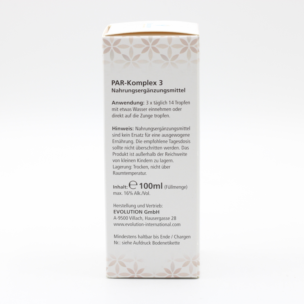 ALCHEMISTISCHE Kardinal Tinktur PAR-Komplex 3