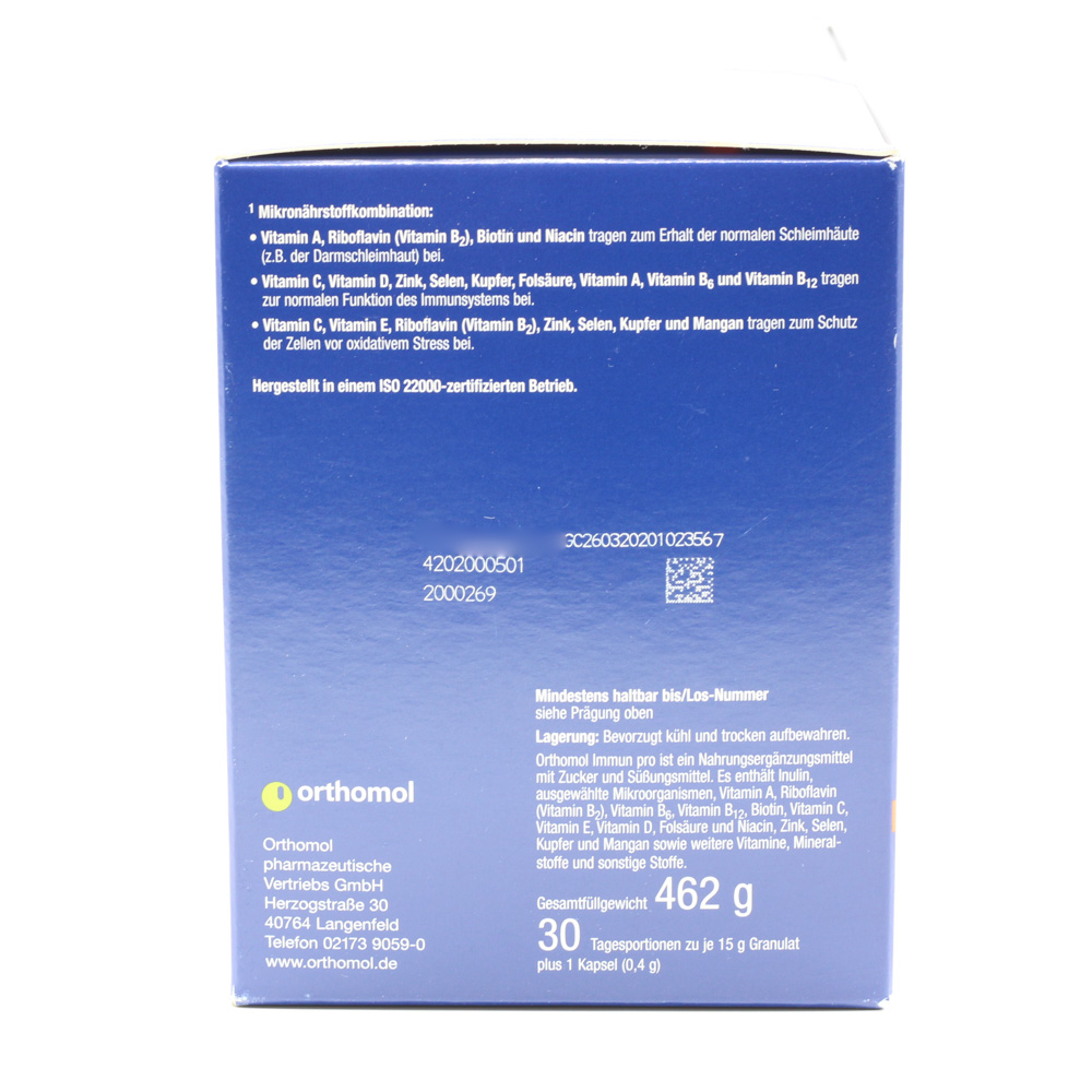 ORTHOMOL Immun pro Granulat/Kapseln Kombipack.