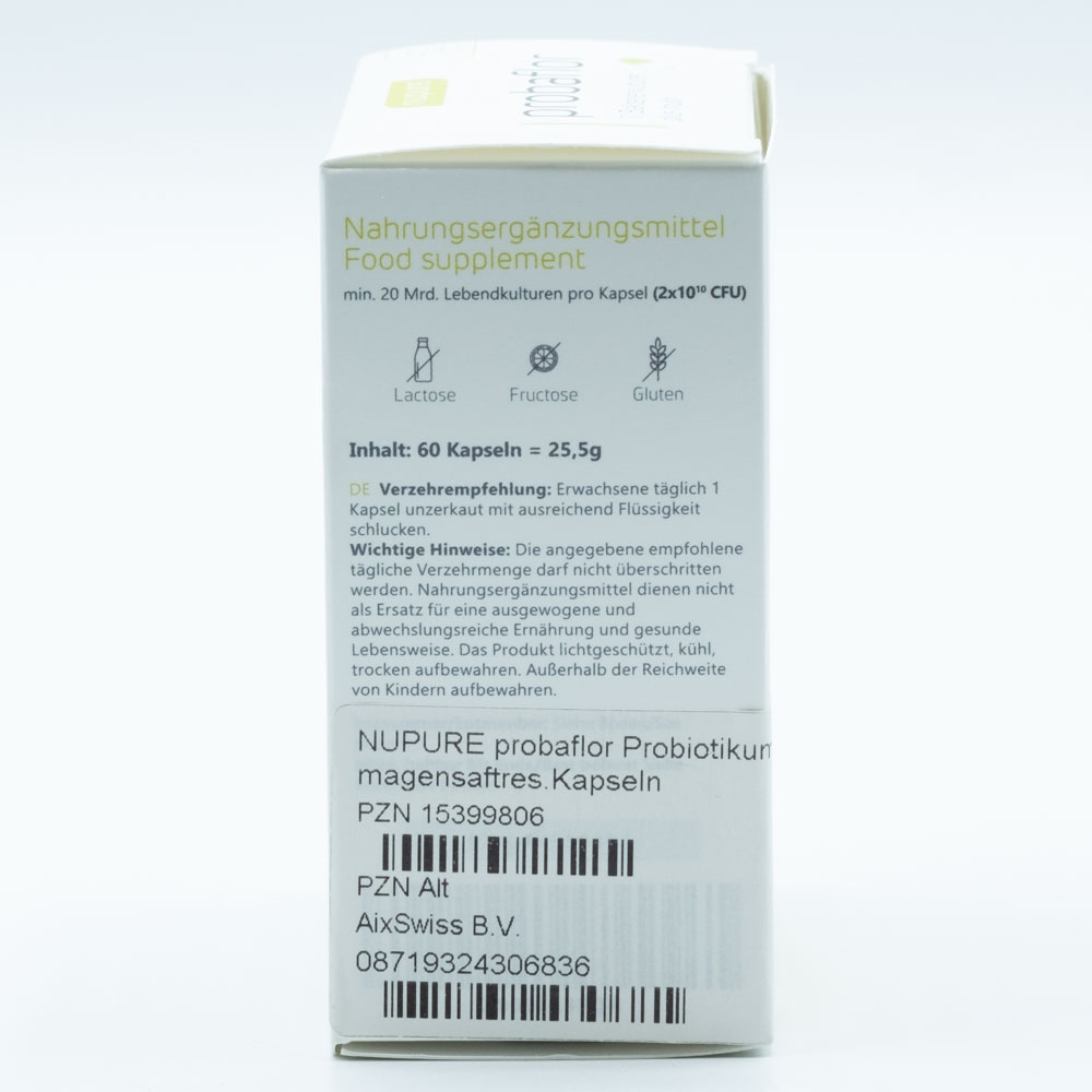 NUPURE probaflor Mikrobiotika magensaftres.Kapseln