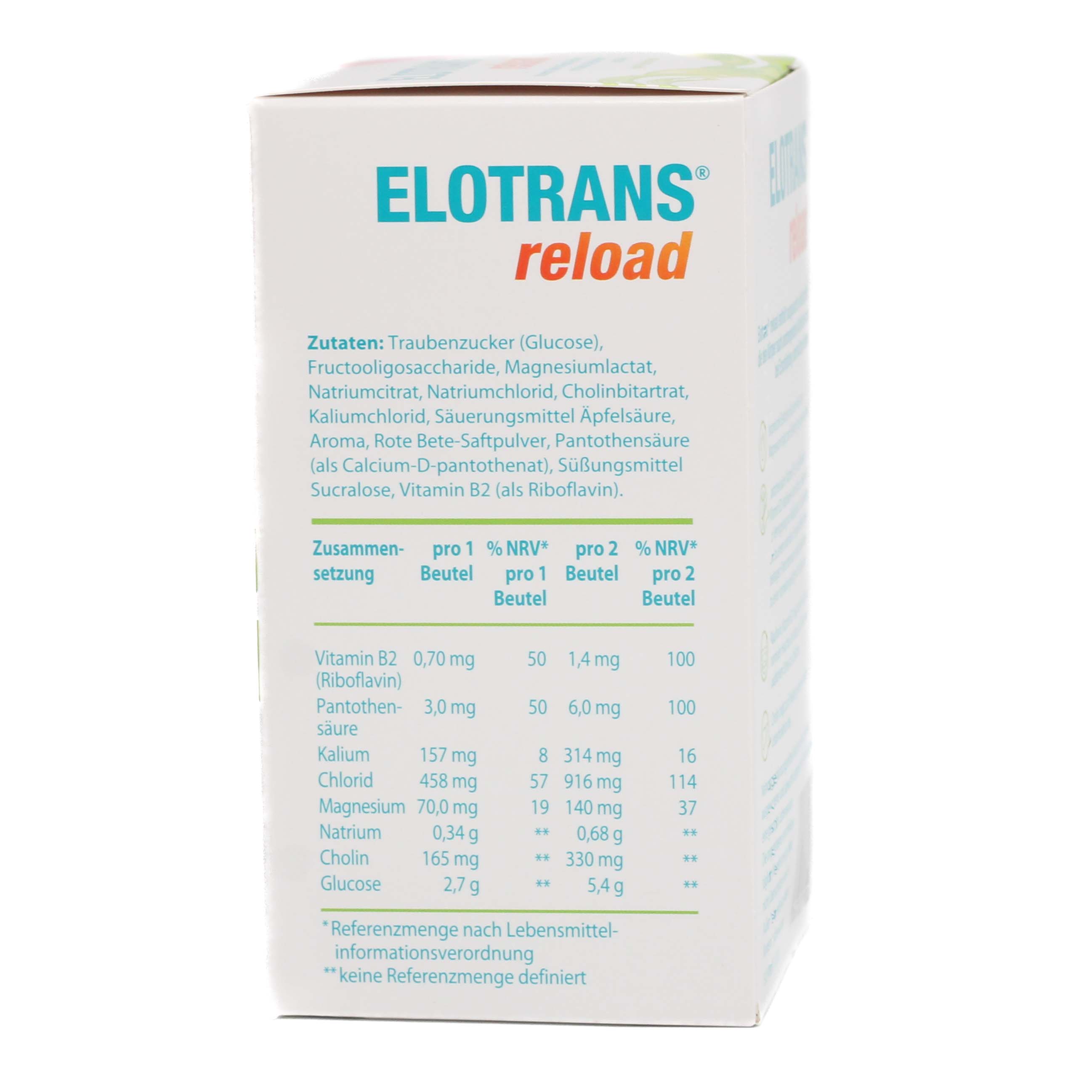 ELOTRANS reload Elektrolyt-Pulver Apfel Btl.