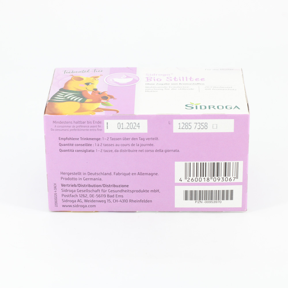 SIDROGA Bio Stilltee Filterbeutel
