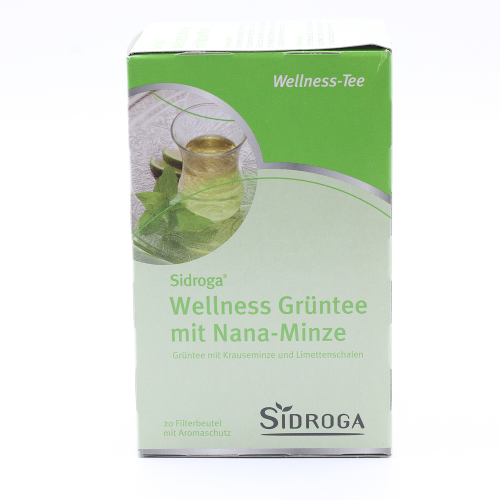 SIDROGA Wellness Grüntee m. Nana-Minze Filterb.