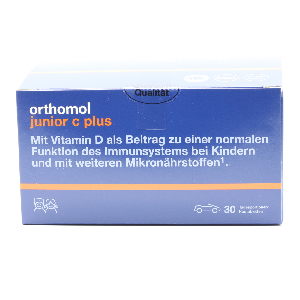 ORTHOMOL Junior C plus Kautabl.Waldfrucht