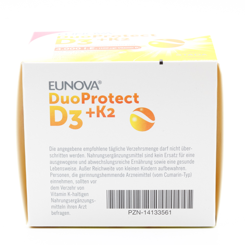 EUNOVA DuoProtect D3+K2 4000 I.E./80 μg Kapseln