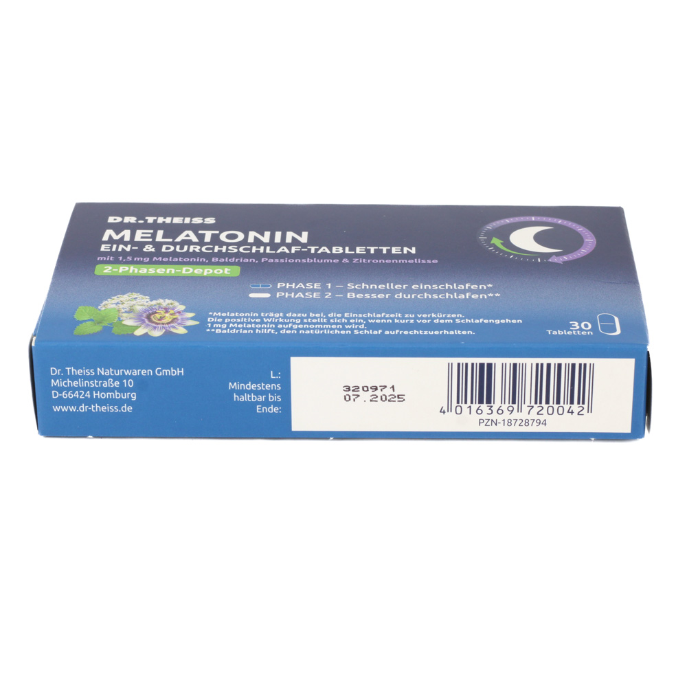 DR.THEISS Melatonin Ein- & Durchschlaf-Tabletten