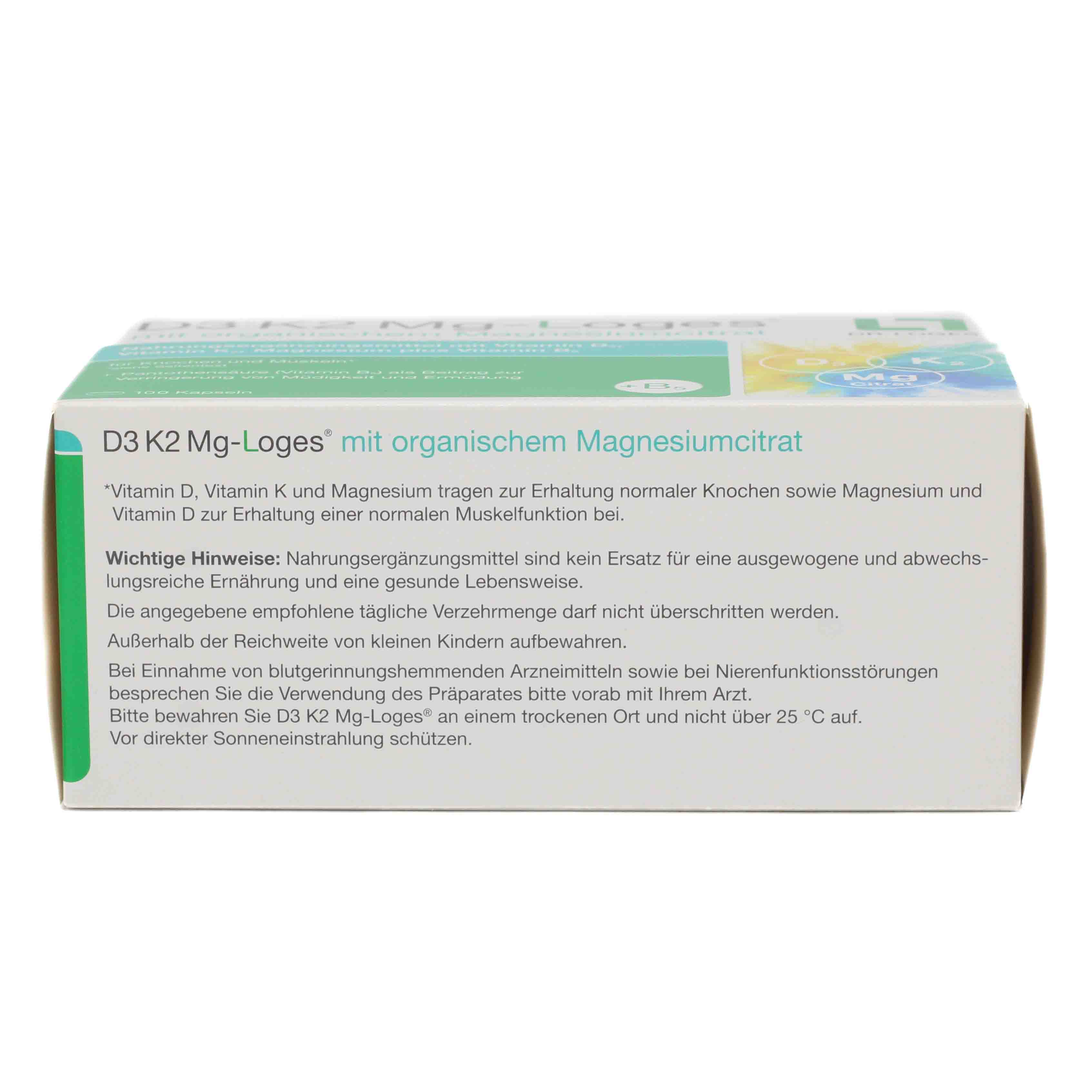 D3 K2 Mg-Loges Kapseln