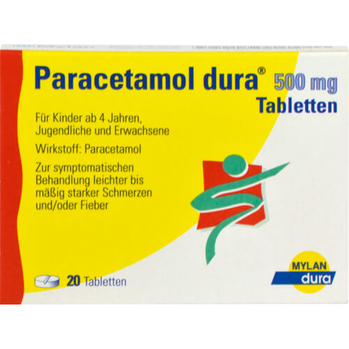 PARACETAMOL dura 500 mg Tabletten