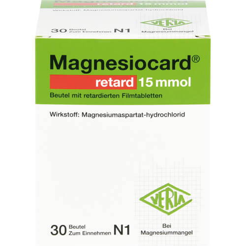 MAGNESIOCARD retard 15 mmol Beutel m.ret.Filmtabl.