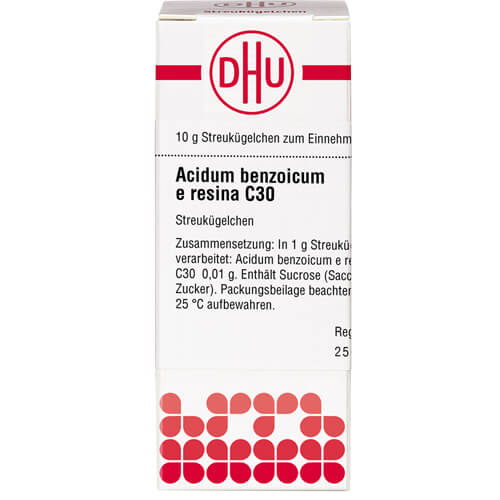 ACIDUM BENZOICUM E Resina C 30 Globuli