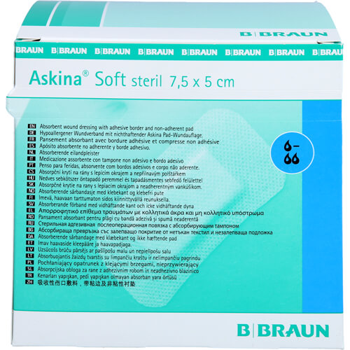 ASKINA Soft Wundverband 5x7,5 cm steril