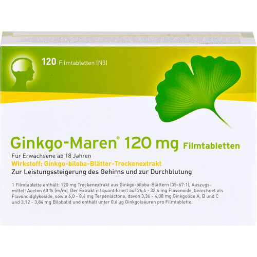 GINKGO-MAREN 120 mg Filmtabletten