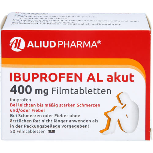 Ibuprofen AL akut 400 mg Filmtabletten bei akuten Schmerzen