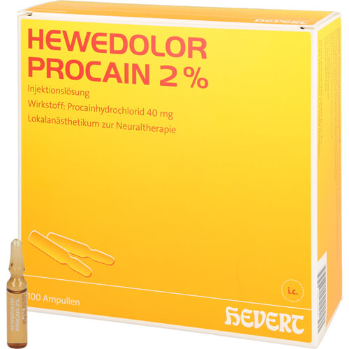 HEWEDOLOR Procain 2% Injektionslösung in Ampullen
