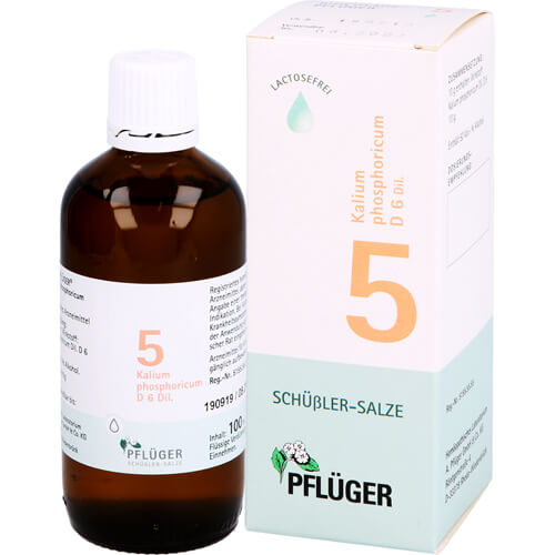 BIOCHEMIE Pflüger 5 Kalium phosphoricum D 6 Tropf.