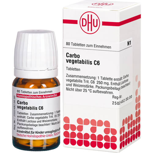 CARBO VEGETABILIS C 6 Tabletten