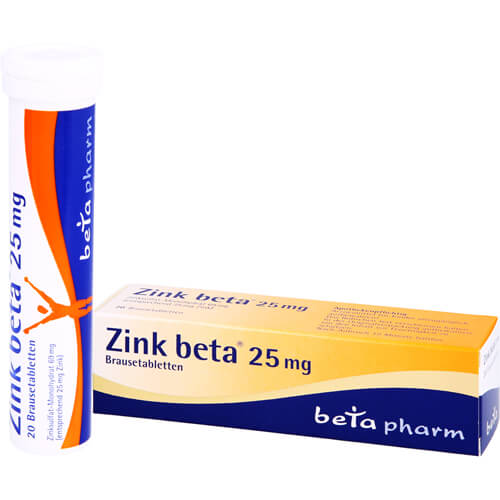 ZINK BETA 25 Brausetabletten