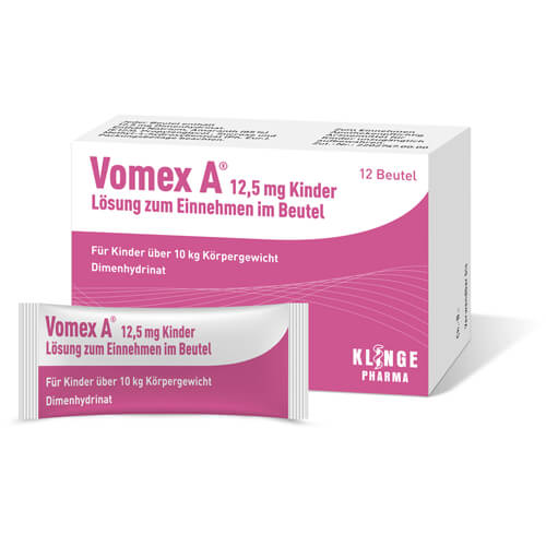 VOMEX A 12,5 mg Kinder Lsg.z.Einnehmen im Beutel