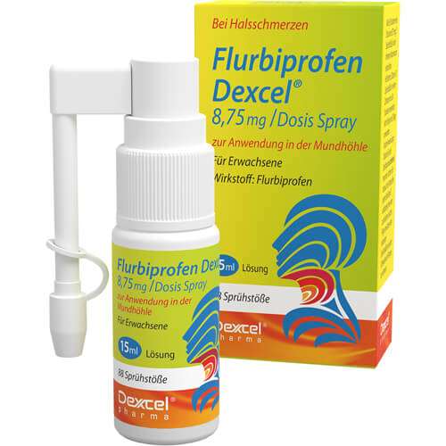 FLURBIPROFEN Dexcel 8,75 mg/Dos.Spray Mundhöhle