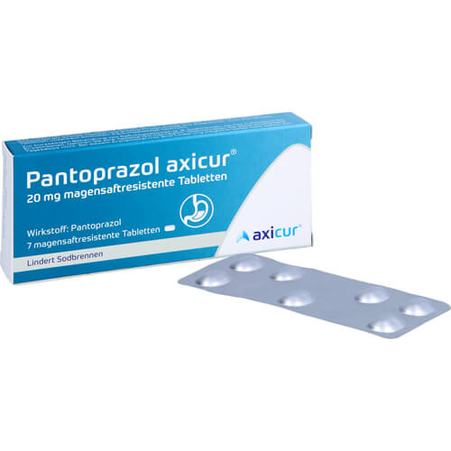 PANTOPRAZOL axicur 20 mg magensaftres.Tabletten
