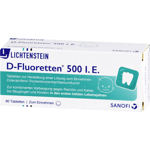 D FLUORETTEN 500 Tabletten
