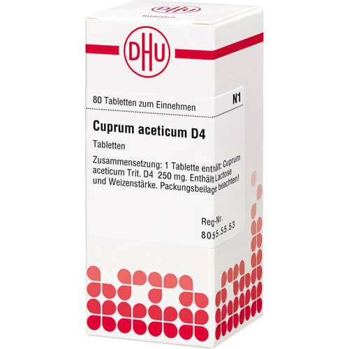 CUPRUM ACETICUM D 4 Tabletten