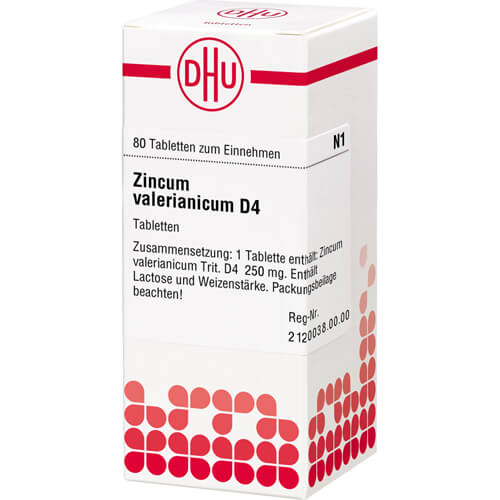 ZINCUM VALERIANICUM D 4 Tabletten
