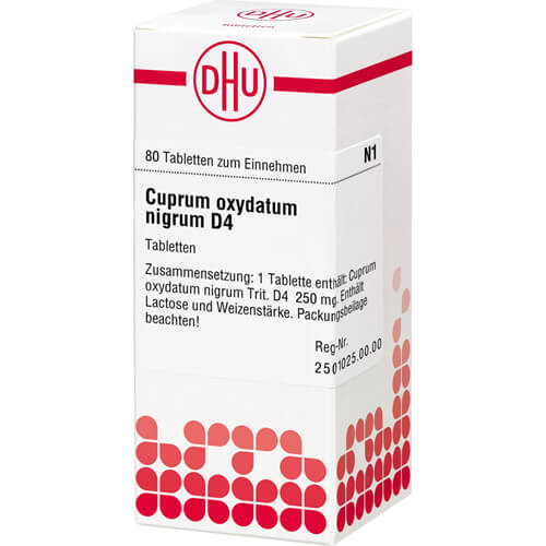 CUPRUM OXYDATUM nigrum D 4 Tabletten