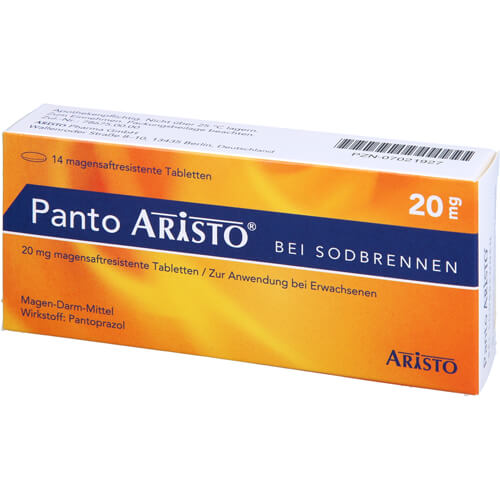 PANTO Aristo bei Sodbrennen 20 mg magensaftr.Tabl.