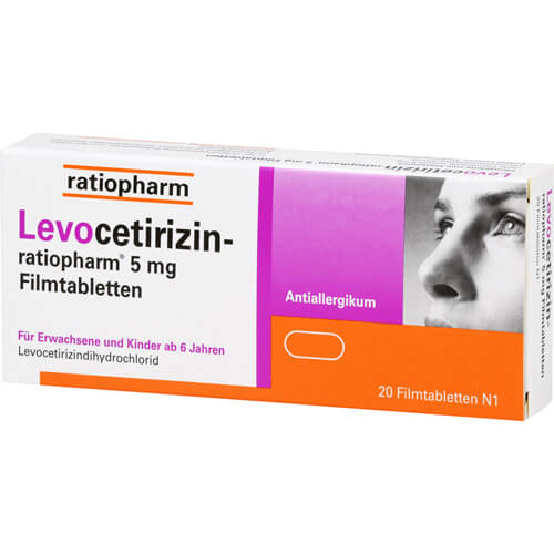 LEVOCETIRIZIN-ratiopharm 5 mg Filmtabletten