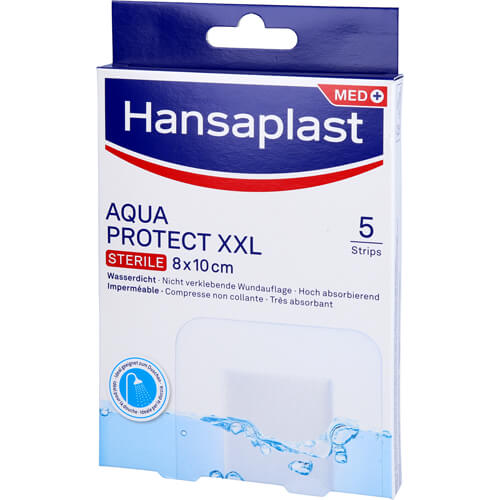 HANSAPLAST Aqua Protect Wundverb.steril 8x10 cm