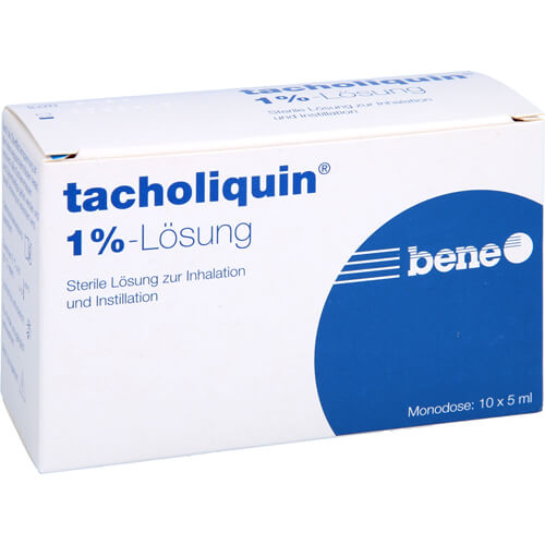 TACHOLIQUIN 1% Lösung für einen Vernebler Monodose