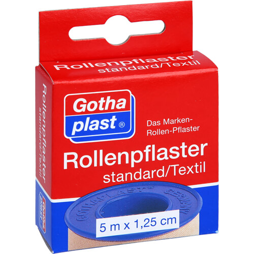 GOTHAPLAST Heftpfl.stand.1,25 cmx5 m Euroaufhänger