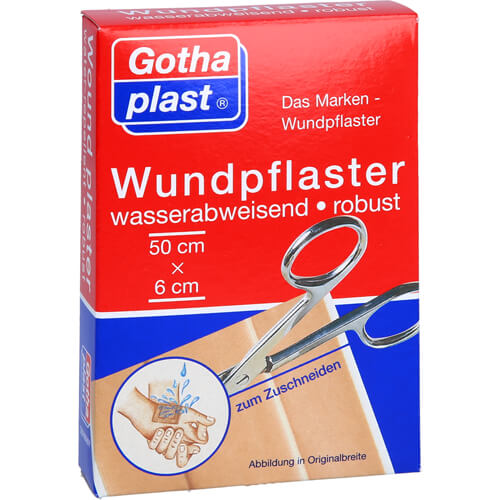 GOTHAPLAST Wundpfl.robust 6 cmx0,5 m wasserabweis.