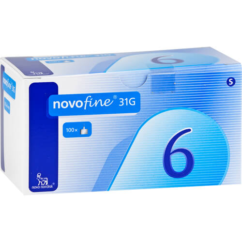 NOVOFINE Nadeln 31 G 6 mm