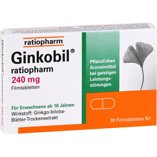 GINKOBIL-ratiopharm 240 mg Filmtabletten