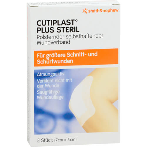 CUTIPLAST Plus steril 5x7 cm Verband