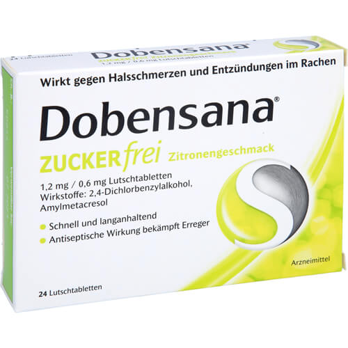 DOBENSANA zuckerfrei Zitronengesc.1,2mg/0,6mg Lut.
