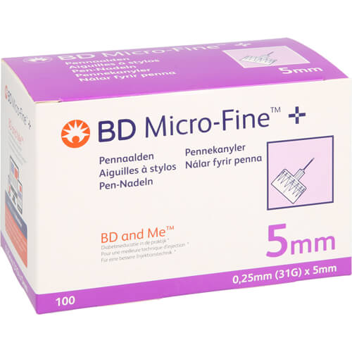 BD MICRO-FINE+ Pen-Nadeln 0,25x5 mm 31 G