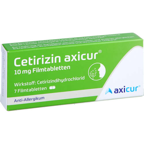 CETIRIZIN axicur 10 mg Filmtabletten