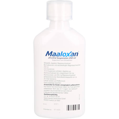 MAALOXAN 25 mVal Suspension