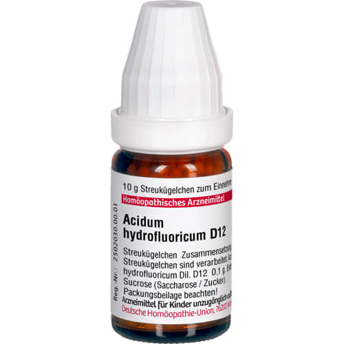 ACIDUM HYDROFLUORICUM D 12 Globuli