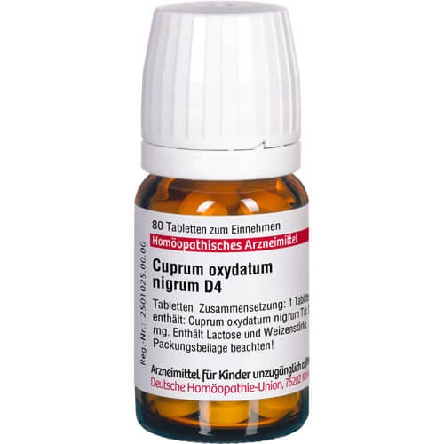 CUPRUM OXYDATUM nigrum D 4 Tabletten