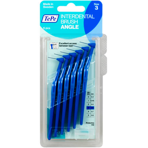 TEPE Angle Interdentalbürste 0,6mm blau
