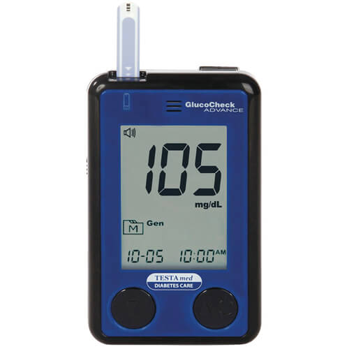 TESTAMED GlucoCheck Advance Star.-Kit mg/dl mmol/l