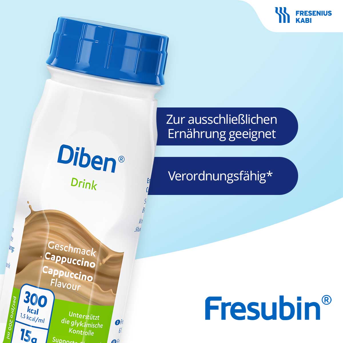 DIBEN DRINK Cappuccino 1.5 kcal/ml Trinkflasche Trinknahrung