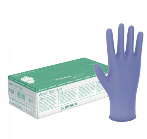 VASCO Nitril blue Untersuchungshandschuhe L
